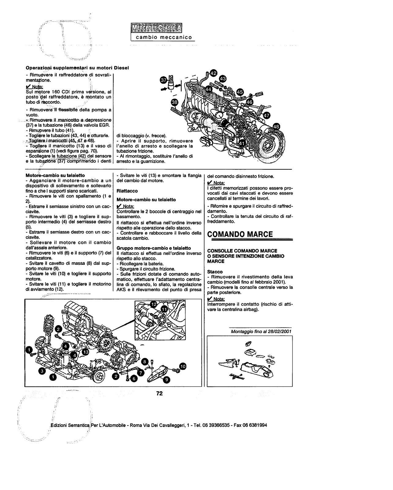 w168 - (W168): Manual técnico - tudo sobre - 1997 a 2004 - italiano 3133qq9