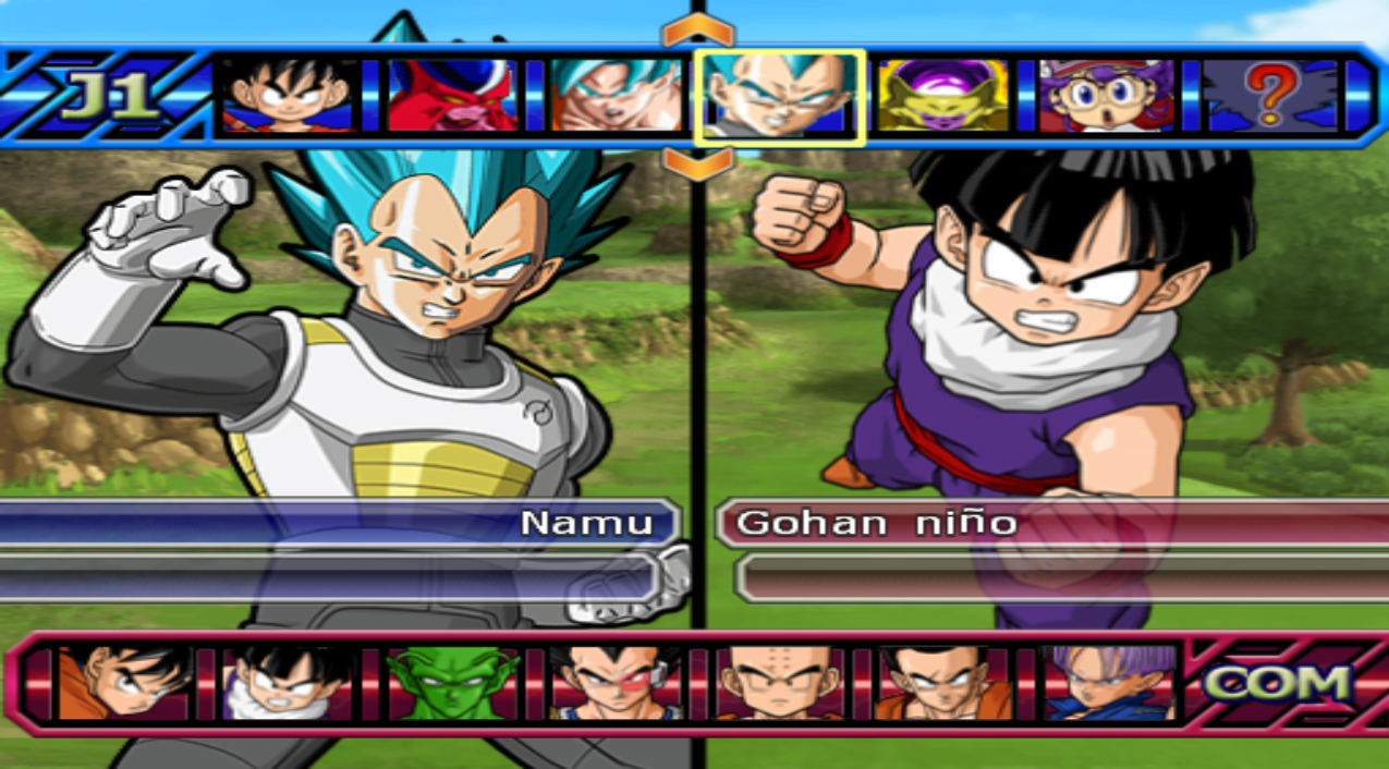 Imágenes Pequeñas de Selección de Goku, Vegeta y Vegetto SSSJGSSJ, y Vegetto FNF Base 3149zqq