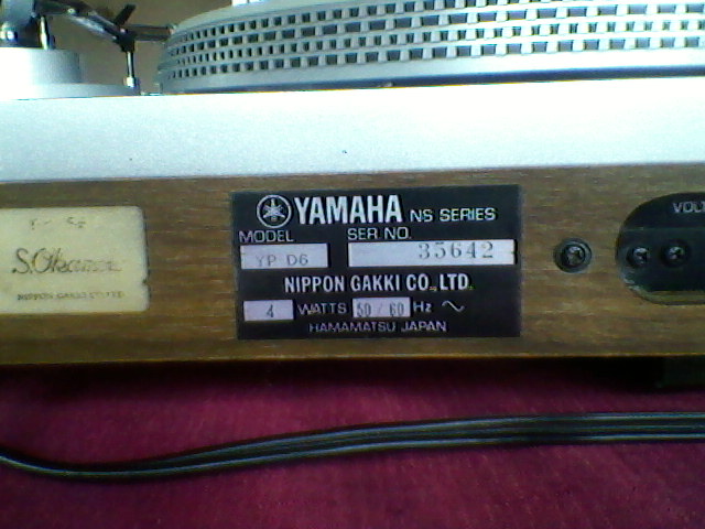 Consulta Bandeja YAMAHA YP-D6 34sezah