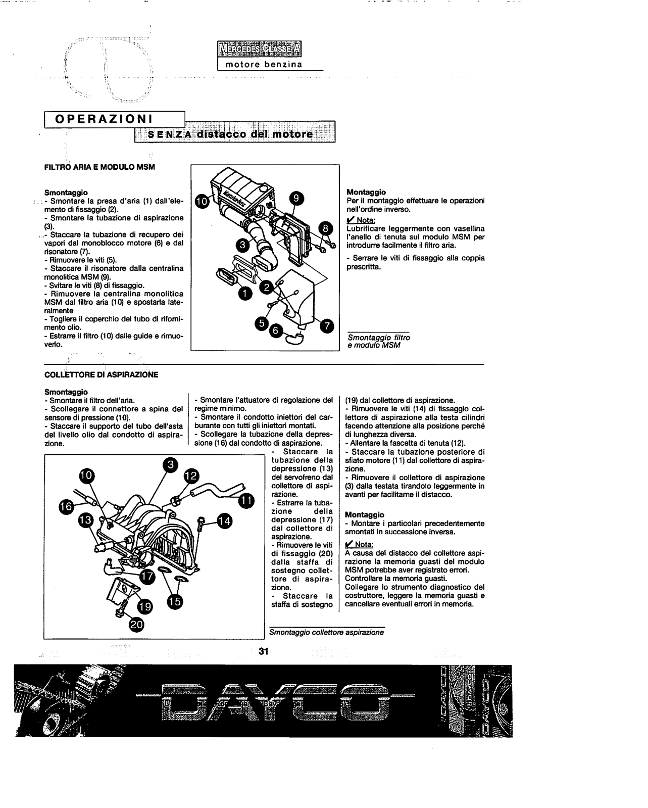 W168 - (W168): Manual técnico - tudo sobre - 1997 a 2004 - italiano Nb58pg