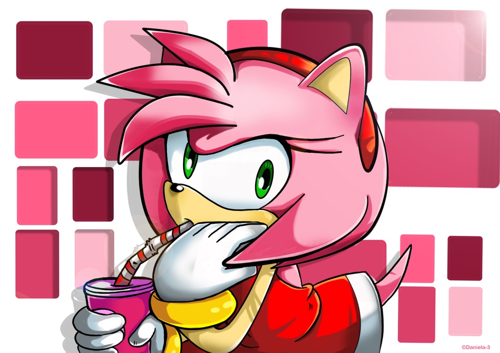 مجموعه صوره ساحره الجمال للشخصيه اللطيقه ايمي روز Amy Rose  Qyzjsx