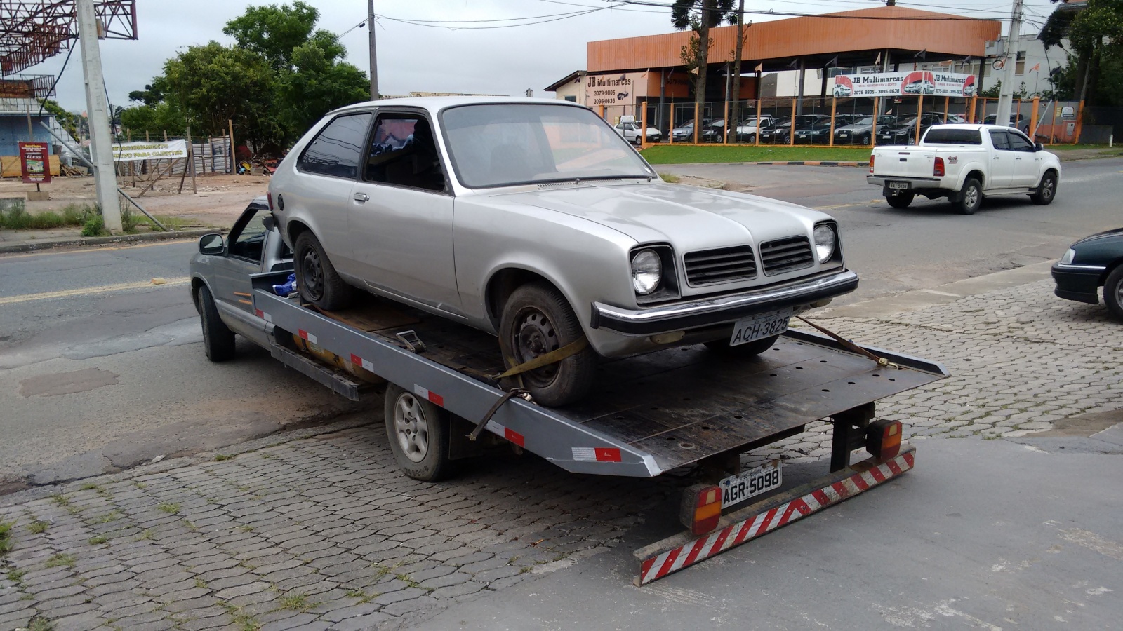 Chevette com motor de Opala 4cc 161b8nq