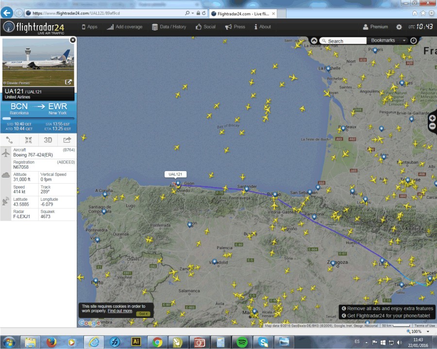 Ruta de aviones. 28s4gmf