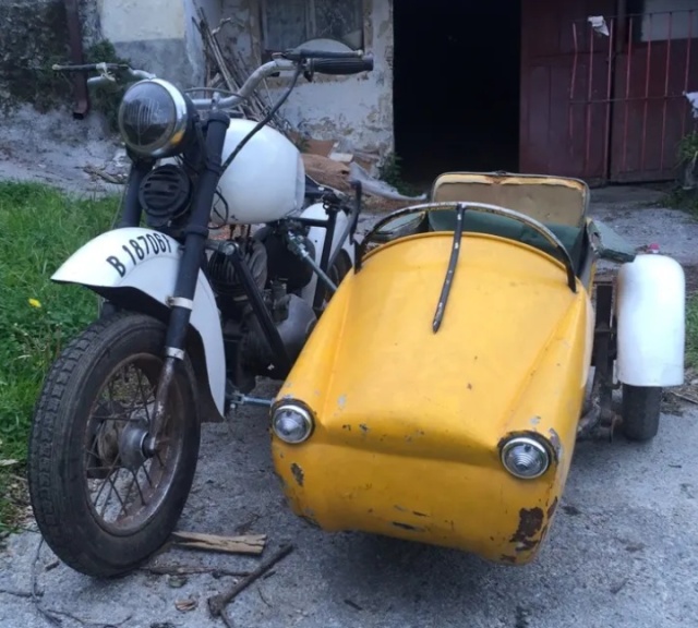 Isomoto 125 B con Sidecar - 1959 35cgdfr