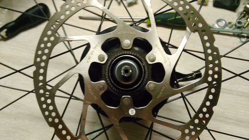 Montaje de un cambio integrado Shimano Alfine 11v. I238mf