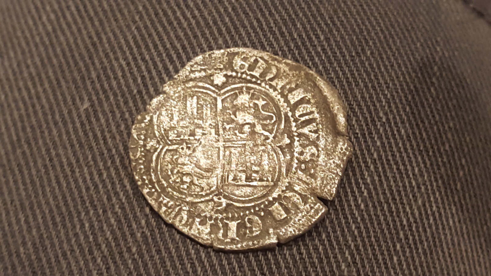 Real de Vellon de Enrique II de Castilla 1369-1379 Sevilla Pomdg