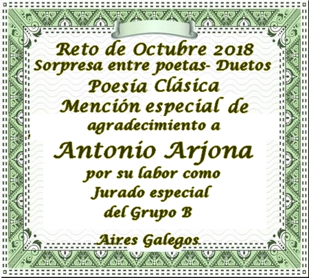 PREMIACIÓN DEL RETO DE OCTUBRE 2018/ SORPRESA ENTRE POETAS / DUETOS/ PASEN A RETIRAR SUS PREMIOS Y FELICITAR A LOS COMPAÑEROS Sbhrvn