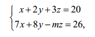 [UNICAMP]- Sistema linear 11rzrwn