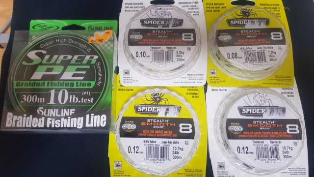 [Vendo Nuovo] Sunline Super PE & Spiderwire Smooth 8 Nuovi 20jgsk4