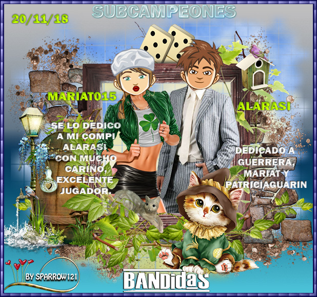 20/11/2018 CAMPEONES:FERNANDAA83293 Y JAVIVIMA - SUBCAMPEONES:ALARASI Y MARIAT015  28a7b5