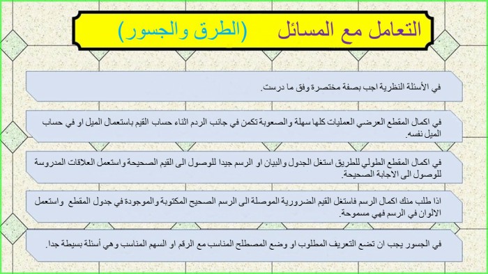 منهجية الاجابة على موضوع البكالوريا تكنولوجيا هندسة مدنية  28gzh9s