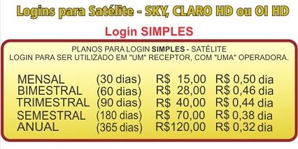  >>Servidor CS VIDA TV >>Login Simples R$15,00>> Login NET HD R$25,00>> IPTV PREMIUM R$25,00>> Testes no e-mail: csvidatv@gmail.com >>Contamos com um super computador com internet dedicada de baixa latência!! >>Quem testa assina venha comprovar!! 2a79cao