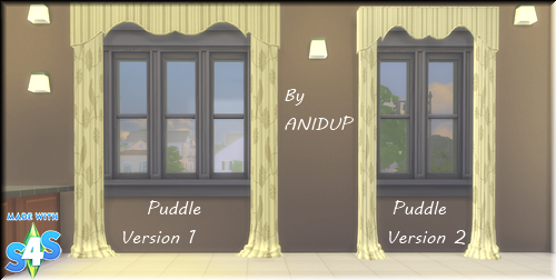 The Sims 4: Puddle Curtain 2ag407k