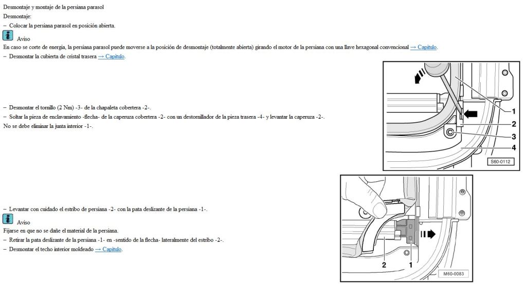 Tela del techo panorámico 2h4euex