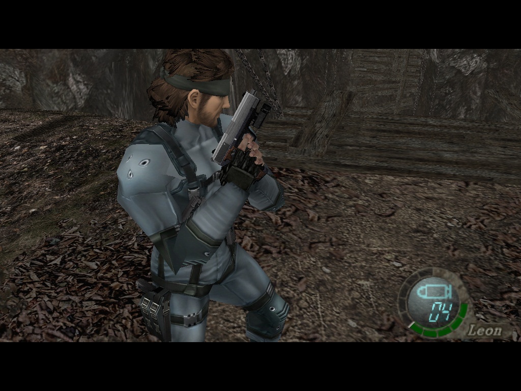 RE4 Solid Snake Skin por Leon 2lt6979