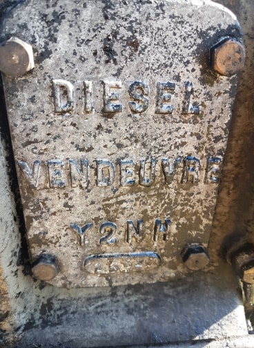 information moteur vendeuvre diesel Y2NH  2nm3leo