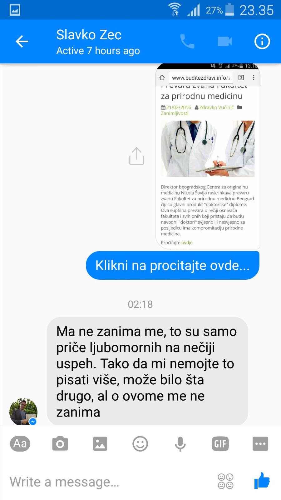 FANATIZAM I KOMPROMITACIJA BOŽJEG KONCEPTA PRIRODNE MEDICINE OD STRANE ŠARLATANA 2u6z613