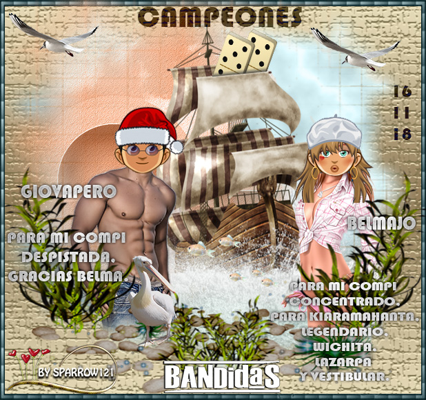 16/11/18 CAMPEONES:BELMAJO Y GIOVAPERO - SUBCAMPEONES : QUENYA1 Y XOCHIPILLI44729 5cy2kh