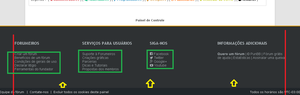 Footer como da forumeiros Idzytl