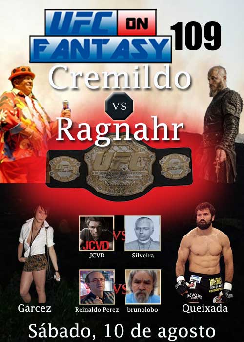 UFC ON FANTASY 110 - CREMILDO X GARCEZ IV - 17/08 - 19:15 Milzci