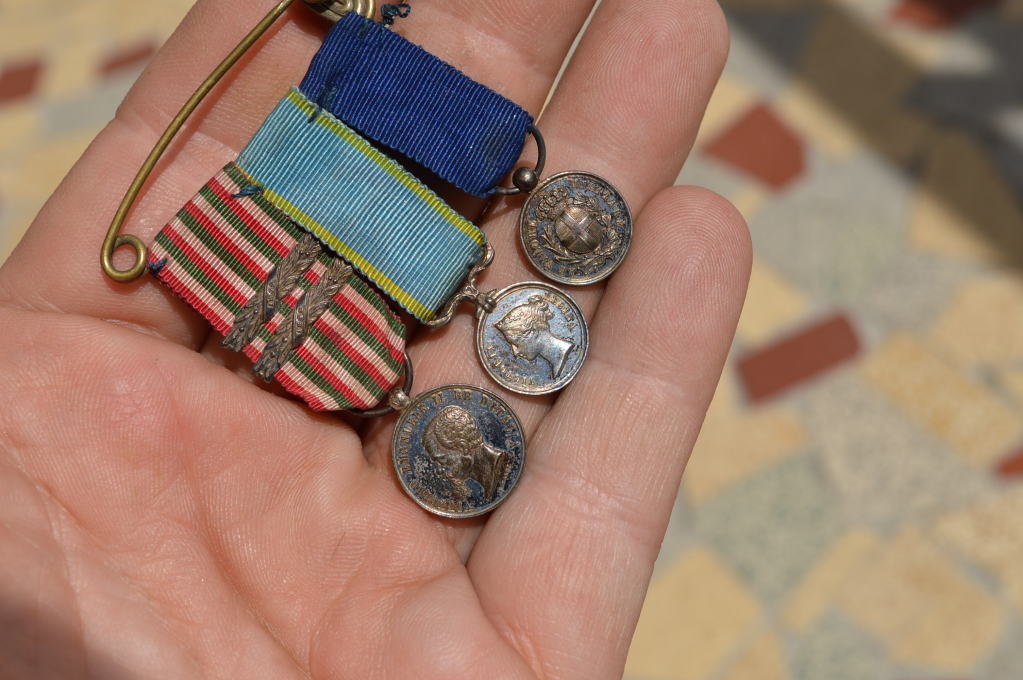 Médaille italienne AL valore militare attribuée et réduction de médaille 1rcitk