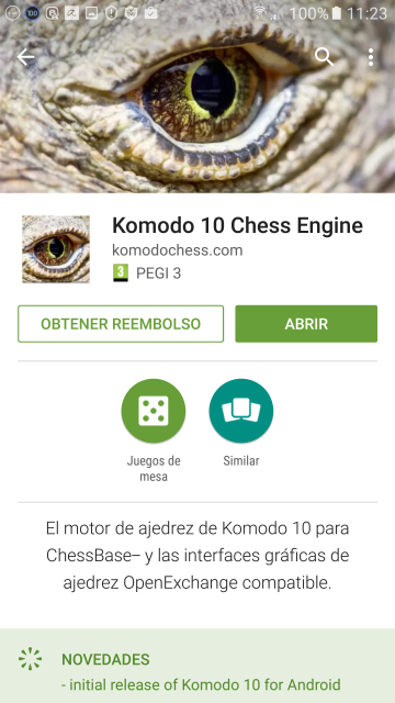 Komodo 10 Chess Engine, ya en Android !!!!!!!!!!!!! 23h7f5j