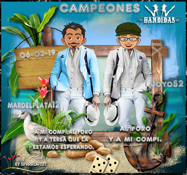 06/03/2019 CAMPEONES : MARDELPLATA12 Y JOYO52 - SUBCAMPEONES: ANAGVLC Y KIKI521 30tklg8