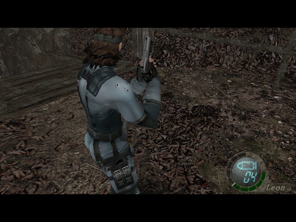 RE4 Solid Snake Skin por Leon 331myqe