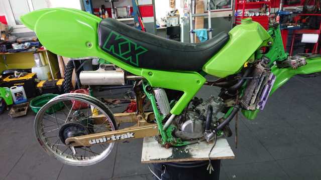 ESCAPE h3 -registronex - Kawasaki KX 80 Big 1983 - Restauracion 155m0ef