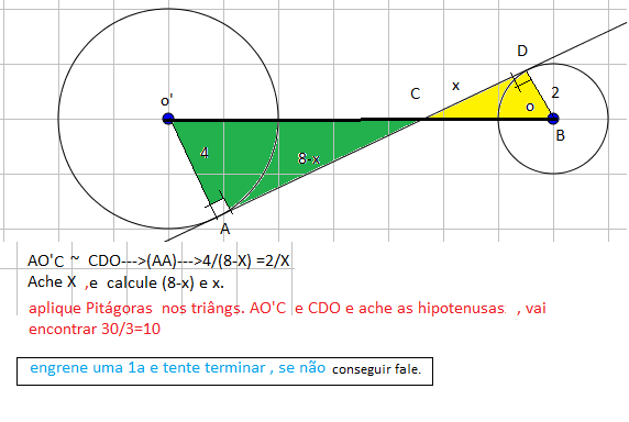 Geometria Plana - Duas Circunferências- FUERN 168hao9