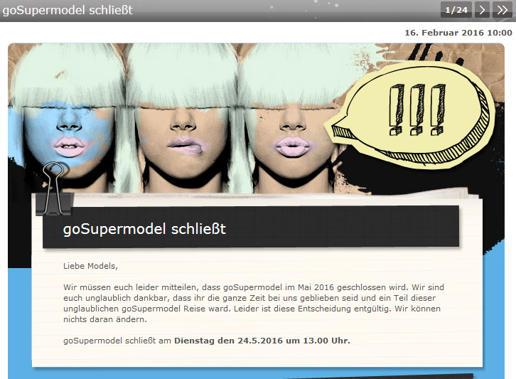 goSupermodel schließt 1z3xelh