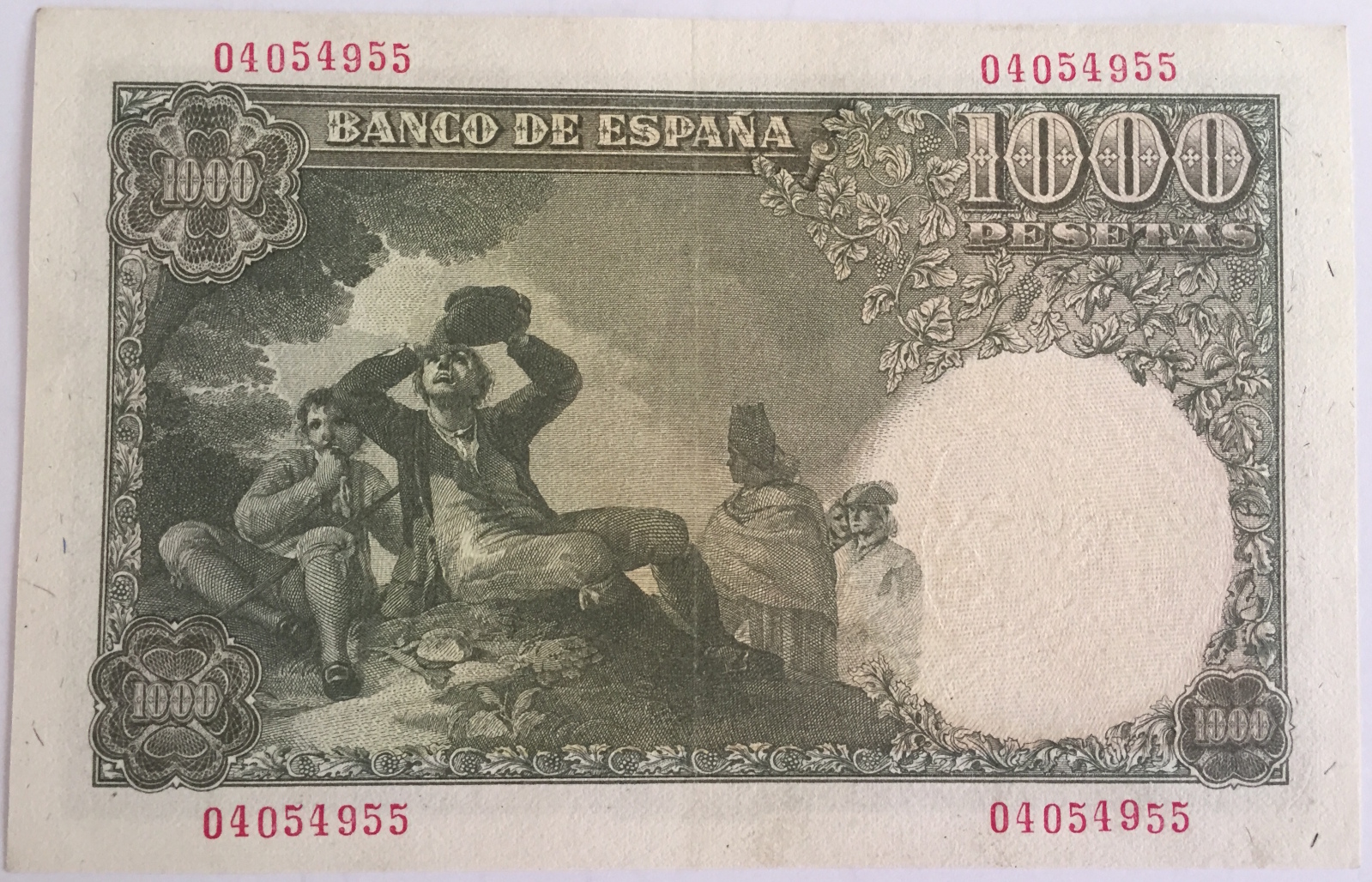 1000 pesetas 1949 Ramón de Santillán 24m6h5c