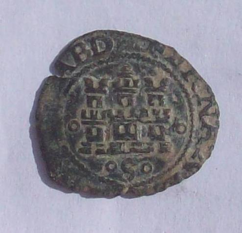 2 maravedis de los Reyes Católicos, ceca Coruña 2r41sfb