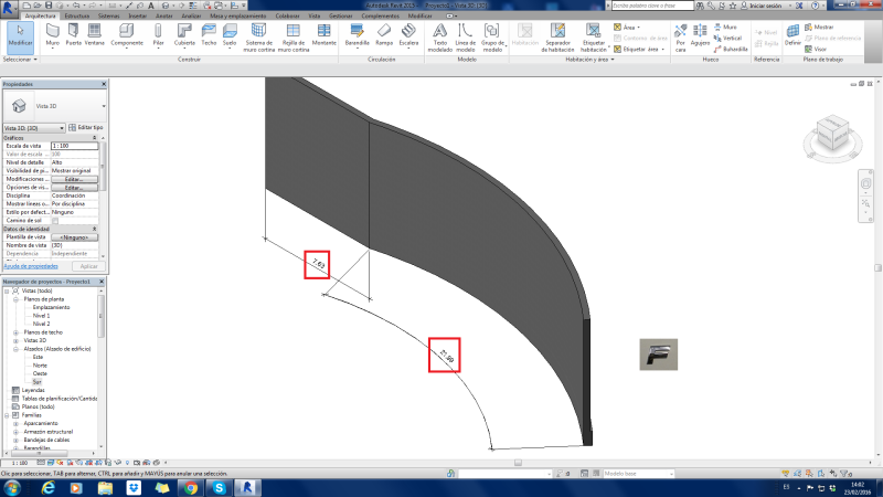 REVIT - Sección o Alzado desarrollado en Revit 6hrn12