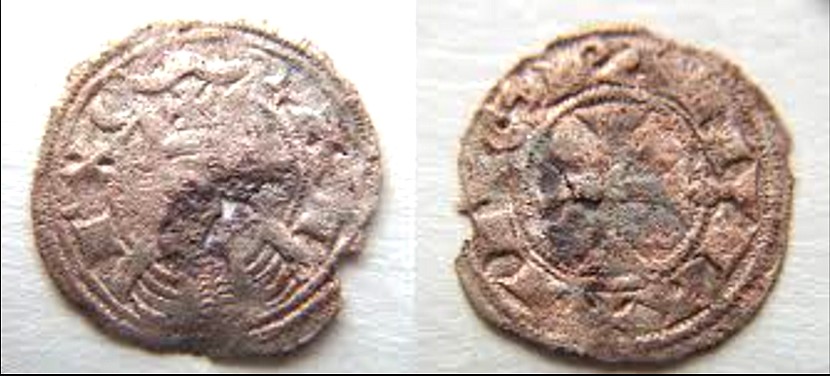 Dinero de Fernando II de León 1157-1188  Mb7b5s