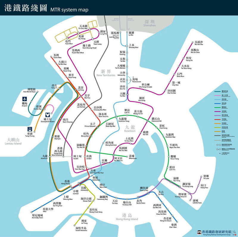 《港鐵未來五年路線圖（包括：南港島線、高鐵、沙中線）》 Xqchsw