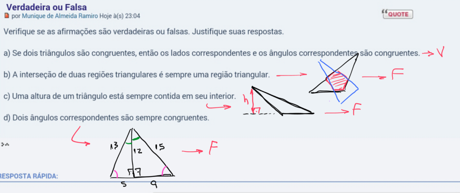 Verdadeira ou Falsa 10icqom