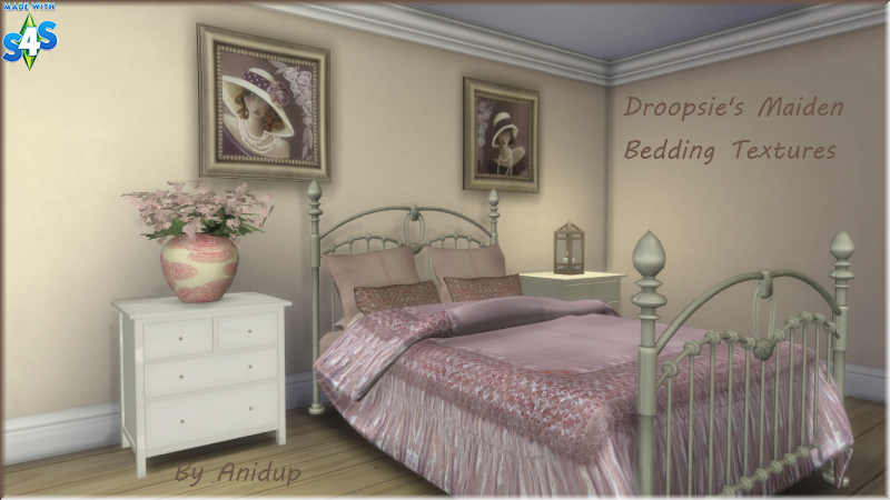 Droopsie's Maiden Bedding for the Sims 4 29x6an9