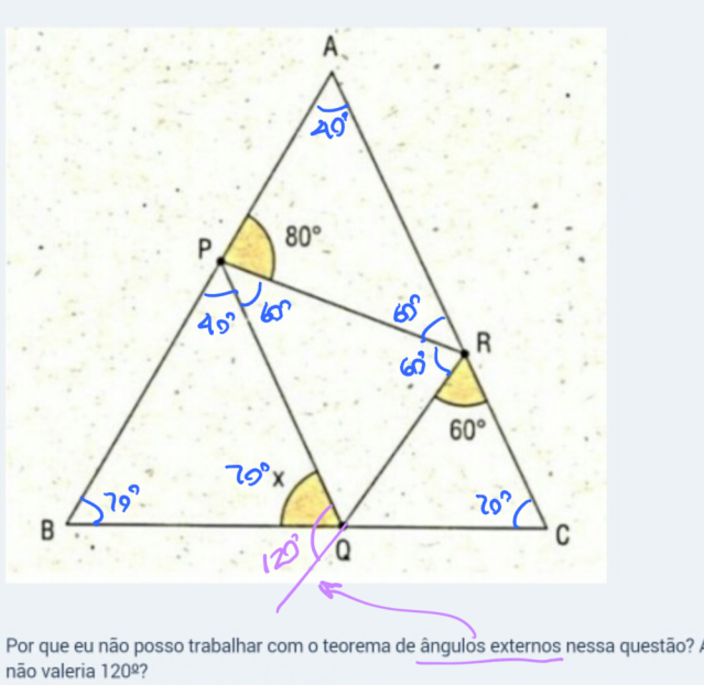 (FCC-SP) Na figura abaixo o triângulo ABC 2btf2r