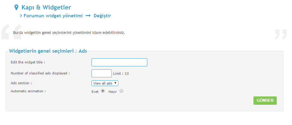 widget - Yeni gncelleme: Snflandrlm reklam widget' 2ccpcaw