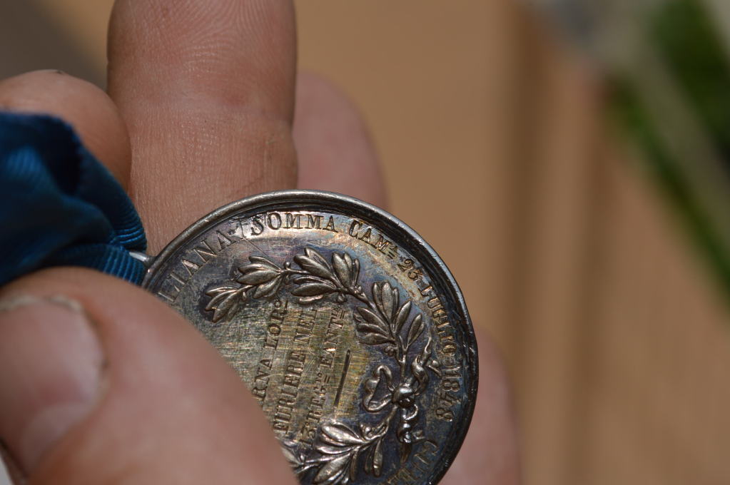 Médaille italienne AL valore militare attribuée et réduction de médaille 2lkxrlv