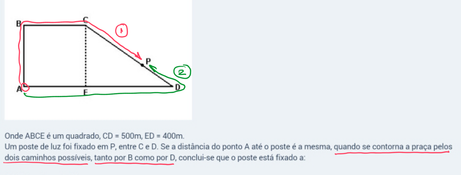 Geometria Plana: Quadrado e Triângulo (UNESP) 2myvgux