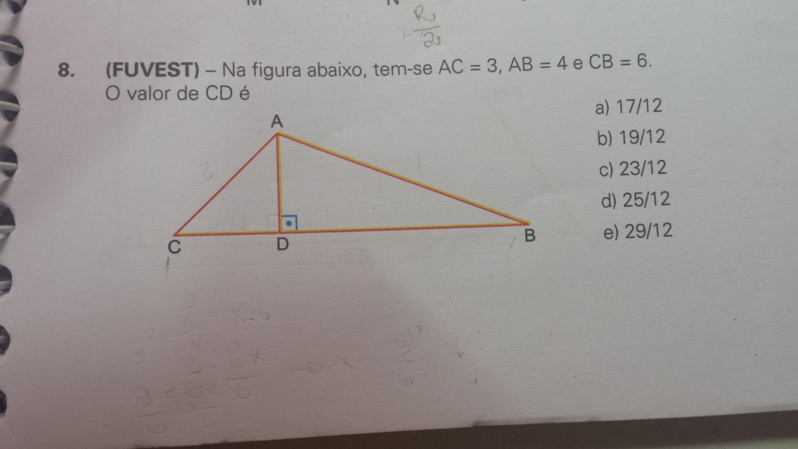 RELAÇÕES MÉTRICAS NOS TRIÂNGULOS. AJUDA??  2r3yypx