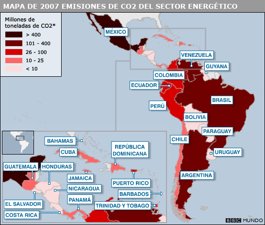 Países que más gases de efecto invernadero provocan generan el 72% 334iyyx