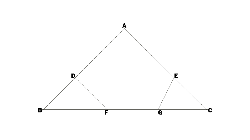 Semelhanças de triangulo. Mcdrhi