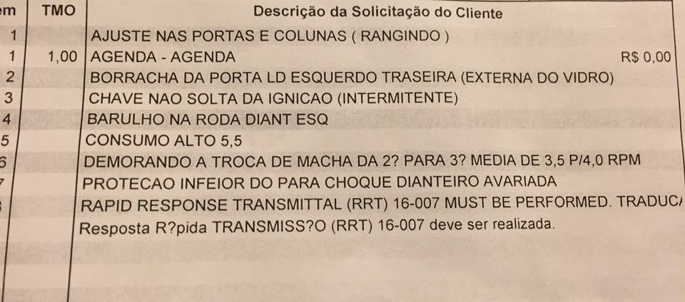 Atualização do software da central eletrônica 20ktxzt