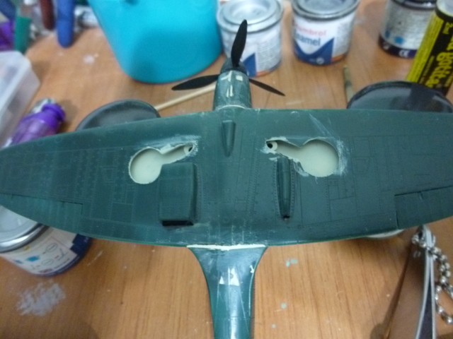 Spitfire MK 1 - Modelex/heller - Esc: 1/72 (TERMINADO) 2echxjl