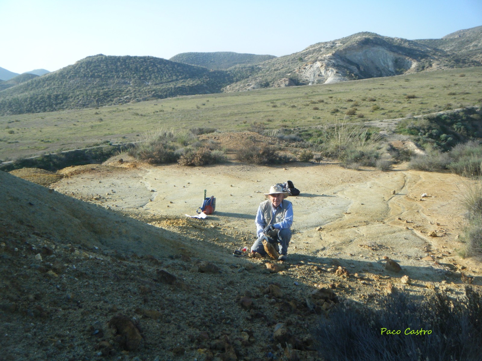 Minas Paraje Palain, El LLano de Don Antonio, Carboneras, Almeria, Andalucia, España 2j2x8jb