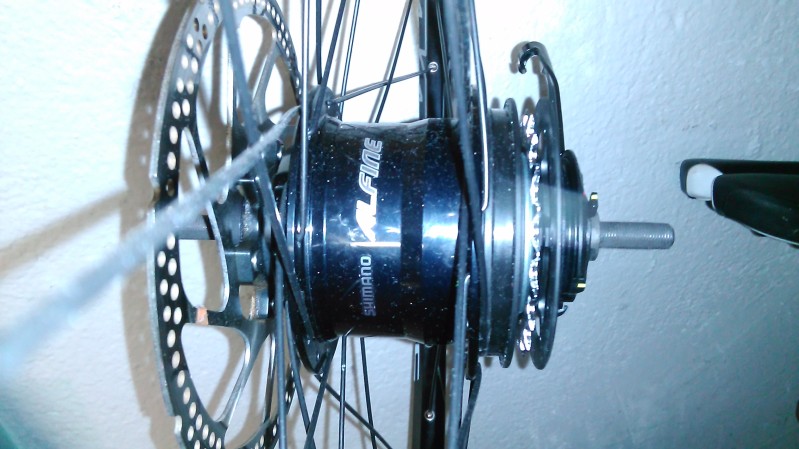 Montaje de un cambio integrado Shimano Alfine 11v. Bgz1ux