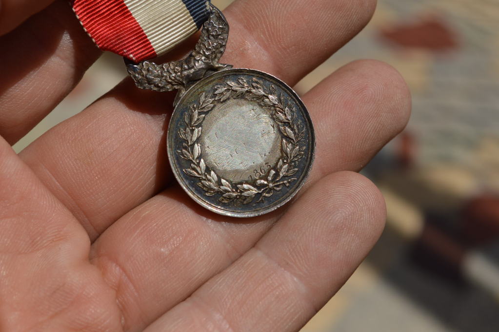 Médaille italienne AL valore militare attribuée et réduction de médaille Rrmgau